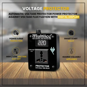 Microcontroller-Based Smart Voltage & Delay Protector